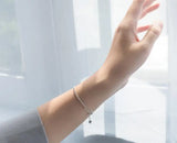 2mm 925 Sterling Silver Beads Chain Bracelet C-S1946