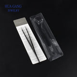 VETUS Diamond Jewelry Gem Tweezers Stainless Steel Precision Tools ESD-11