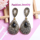 Romantic Rhinestone Drop Earrings for Women