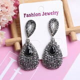 Romantic Rhinestone Drop Earrings for Women