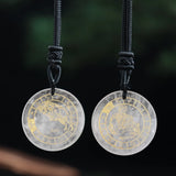 Quartz Constellations Pendants Necklaces Men Women Jewelry