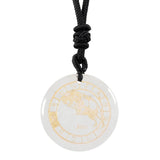 Quartz Constellations Pendants Necklaces Men Women Jewelry