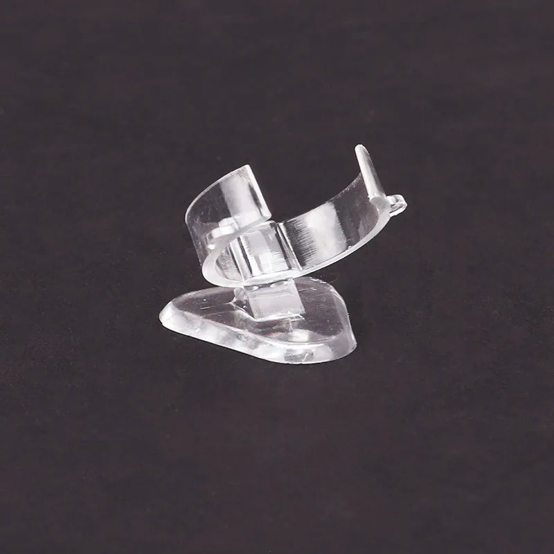 Mini Jewelry Display Storage Plastic Ring Clip Stand