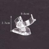 Mini Jewelry Display Storage Plastic Ring Clip Stand