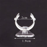 Mini Jewelry Display Storage Plastic Ring Clip Stand