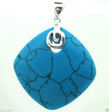 925 Silver Vintage Drop Pendant 35x35mm