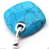 925 Silver Vintage Drop Pendant 35x35mm