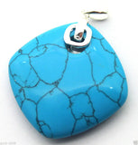 925 Silver Vintage Drop Pendant 35x35mm