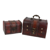 Vintage Small & Big Jewelry Storage Chest Case