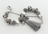 European Tortoise Charm Bracelet for Women Tassel DIY Jewelry