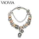 Crystal Beads Charm Bracelet for Women Jewelry Gift