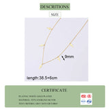 VIVILADYINS 925 Silver Tassel Disc Star Cross Pendant Women Necklace