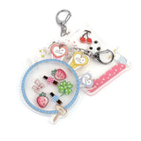Anime Acrylic Shaker Charms with Keychain
