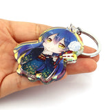 Rainbow Holographic Acrylic Keychain