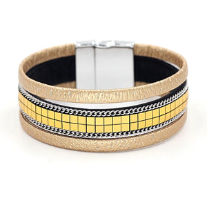 Mosaic Wide Wrap Bracelets & Bangles for Women