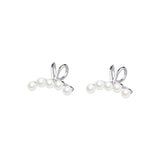 Pearl Ear Bone Clip Hooping Ear Cuff Jewelry Gift