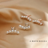 Pearl Ear Bone Clip Hooping Ear Cuff Jewelry Gift