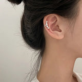 Pearl Ear Bone Clip Hooping Ear Cuff Jewelry Gift