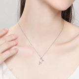 Silver Dolphin Opal Necklace for Party Gift