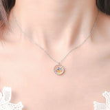 Silver Whale Necklace Ocean Pendant Women's Girl Necklace Gift Jewelry