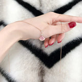 Silver Fan Pendant Necklace Women Jewelry Party Girls Sexy Collar