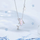 Silver Dolphin Charm Pendant Necklace Wedding Party