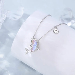 Silver Dolphin Charm Pendant Necklace Wedding Party