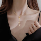 Silver Star Moon Tassel Necklace Clavicle Chain Hot Jewelry