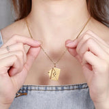 Love Letter Envelope Pendant Necklace Stainless Steel Custom Jewelry