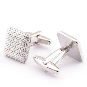 ARRIVAL Men Cufflinks Emboss Spots Pattern Cuff-link
