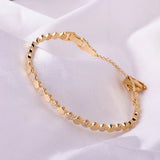 925 Silver Circle Bracelet & Earrings Set