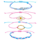 Bohemian Cotton Rope Bracelet for Men Kids Lucky