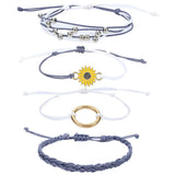 Bohemian Cotton Rope Bracelet for Men Kids Lucky