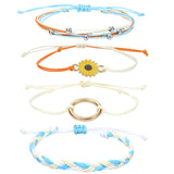 Bohemian Cotton Rope Bracelet for Men Kids Lucky