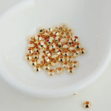 50pcs 4mm Saucer Spacer Beads Jewelry Making Accessories Vacuum Plating