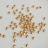 50pcs 4mm Saucer Spacer Beads Jewelry Making Accessories Vacuum Plating