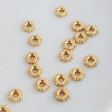Brass Separator Spacer Beads 6MM 30pcs for Jewelry Making