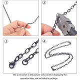 304 Stainless Steel Chain Necklace DIY Jewelry Accessory 2m