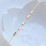 Vacuum Plated Faceted Hexagon Spacer Beads 2*4mm 20pcs
