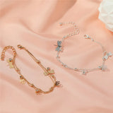 Bohemian Anklet Beach Foot Jewelry Leg Chain Flower Dragonfly anklets