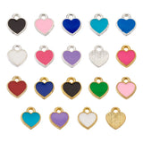 Enamel Valentine Heart Charms DIY Jewelry Making