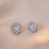 Valentine Heart Jewelry Set Stainless Steel Zircon Wedding Gift