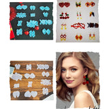 Earrings Silicone Resin Mold Danglers DIY Crafts Jewelry Pendants