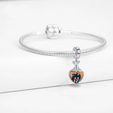 Personalized Rabbit Pendant Bead 925 Sterling Silver Charm
