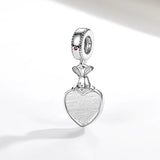 Personalized Rabbit Pendant Bead 925 Sterling Silver Charm