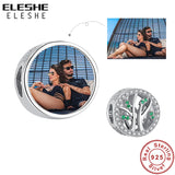 Green CZ Tree Of Life 925 Sterling Silver Charm