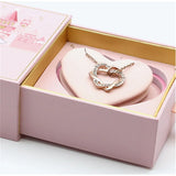 Love Castle Jewelry Box Drawer Packing Box Ring Necklace Box