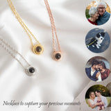 Personalized Pet Photo Projection Necklace - Family Love Anniversary