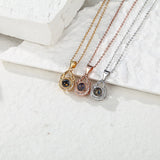 Photo Projection Necklace Family Memory Gift