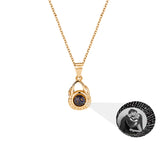Photo Projection Necklace Family Memory Gift
